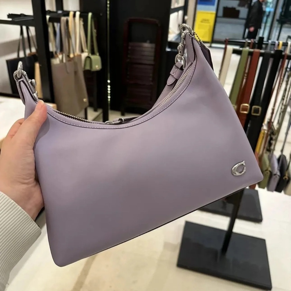 Coach Juliet Shoulder Bag in ‘soft purple’ / COMES WITH CHERRIES AND SCARF